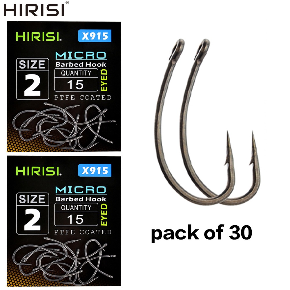 Fishing Hook Offset - Hirisi 30x Carp Fishing Hooks With