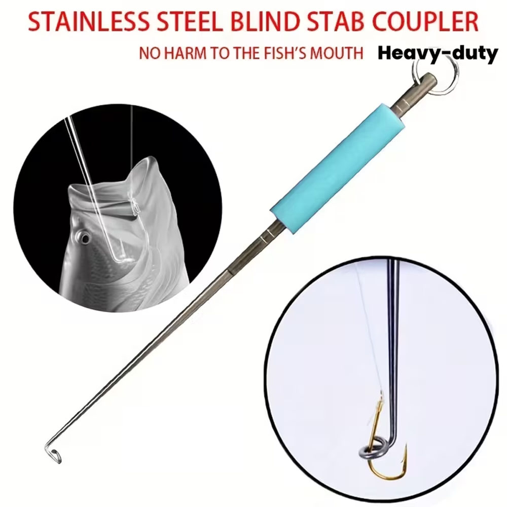 Fishing Hook Remover - Heavy-Duty Stainless Steel Deep-Throat Fishing Hook
