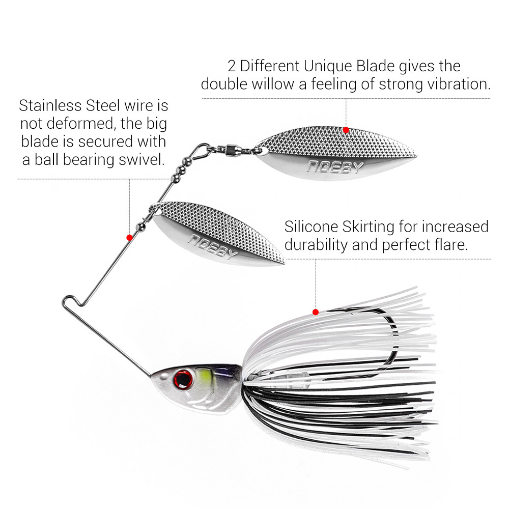 Noeby Spinnerbait 10.5g 14g 21 - Fishing Hook Jig review and price