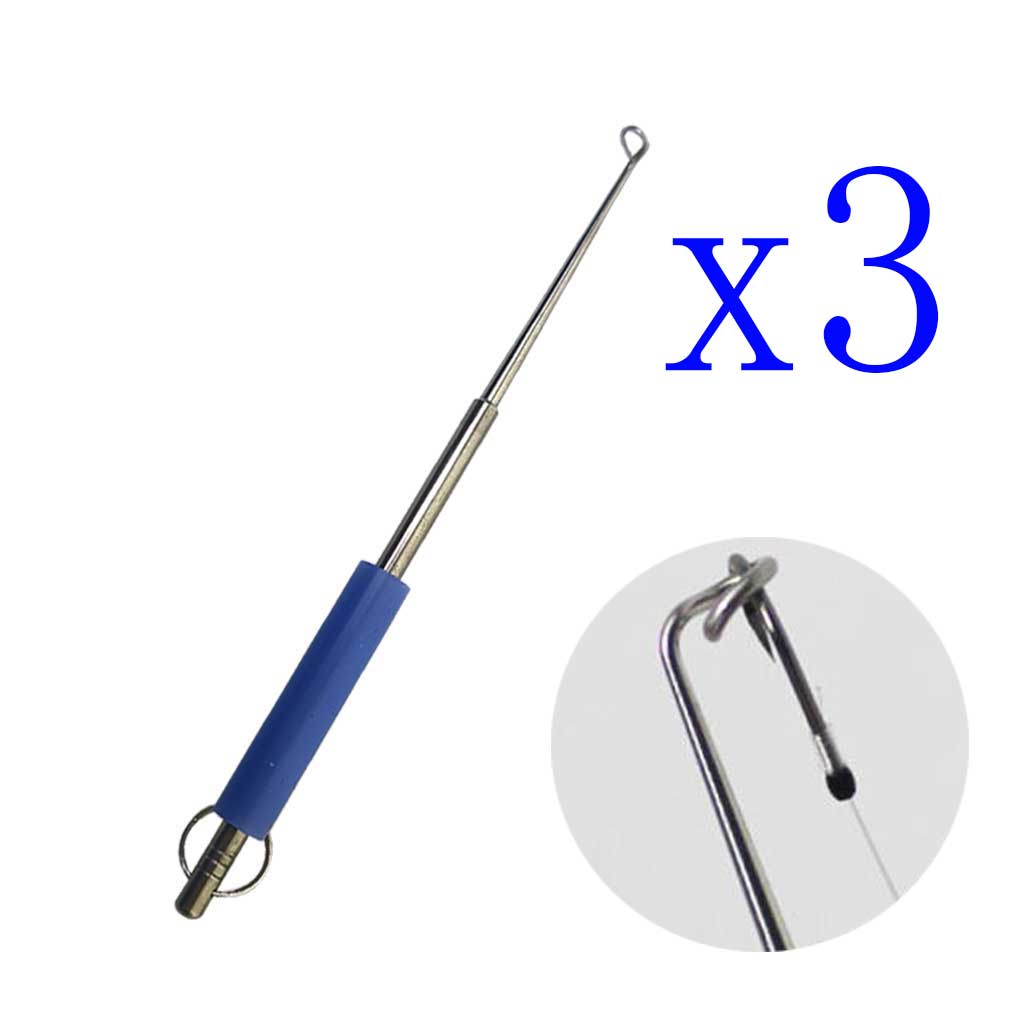 3-Pack Stainless Steel Fish Ho - Fishing Hook Sharpener review and price