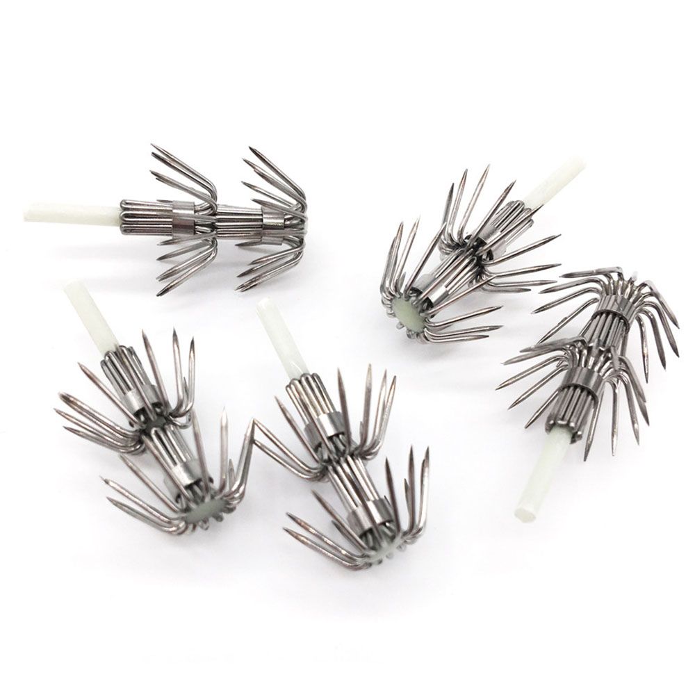 5Pcs Stainless Steel Double La - Fishing Hook Offset review and price