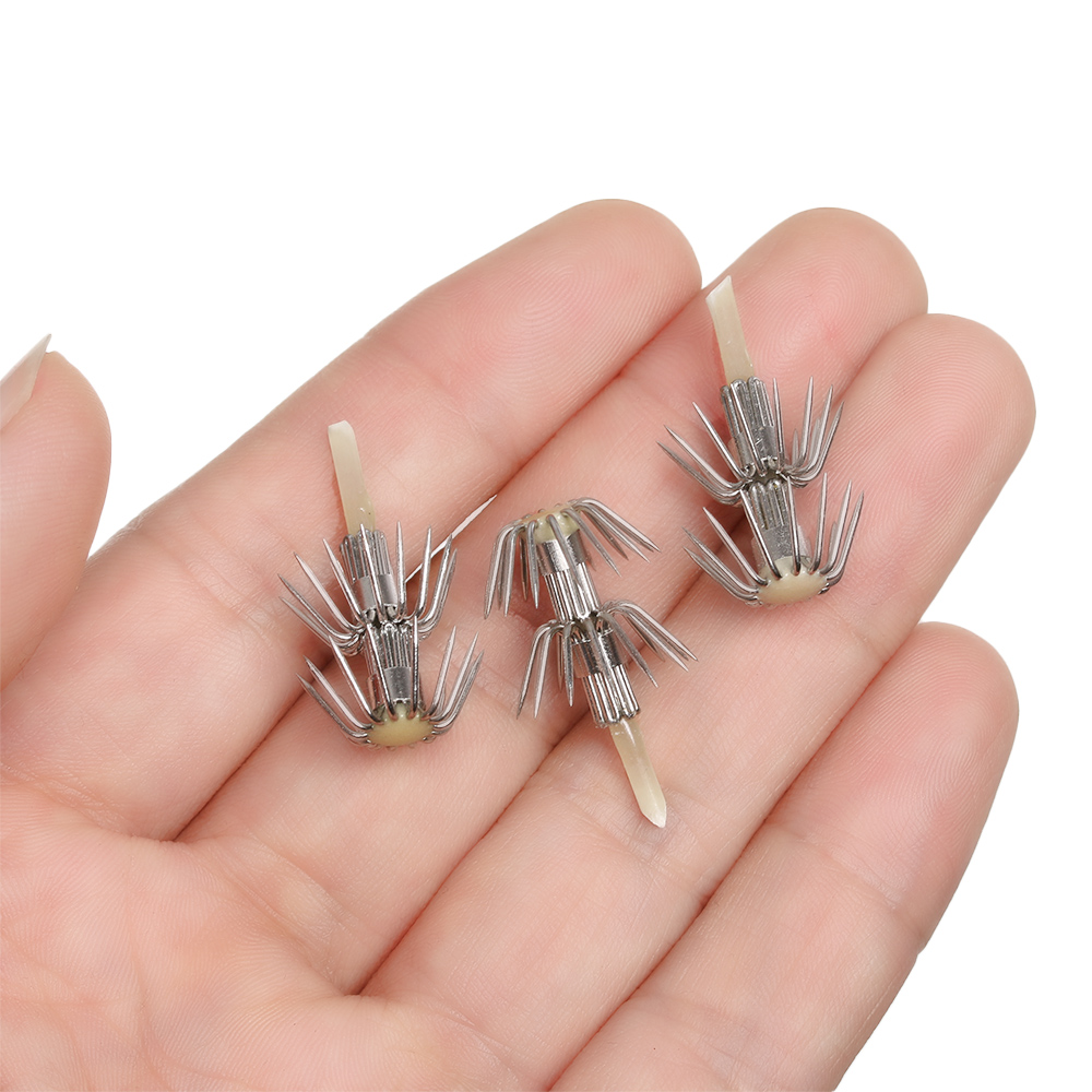 5Pcs Stainless Steel Double La - Fishing Hook Offset review and price