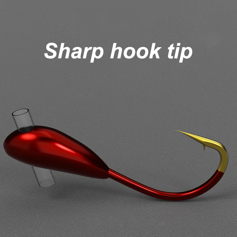 10/20PCS Winter Ice Fishing Ho - Fishing Hook Offset review and price