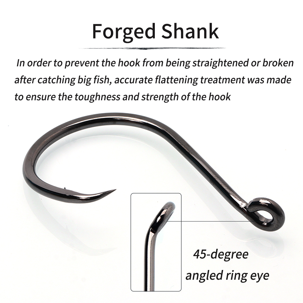 Lionriver Black Nickel Heavy C - Fishing Hook Circle review and price