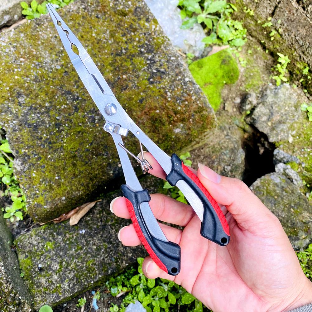Stainless Steel Fishing Pliers - Fishing Hook Sharpener review and price