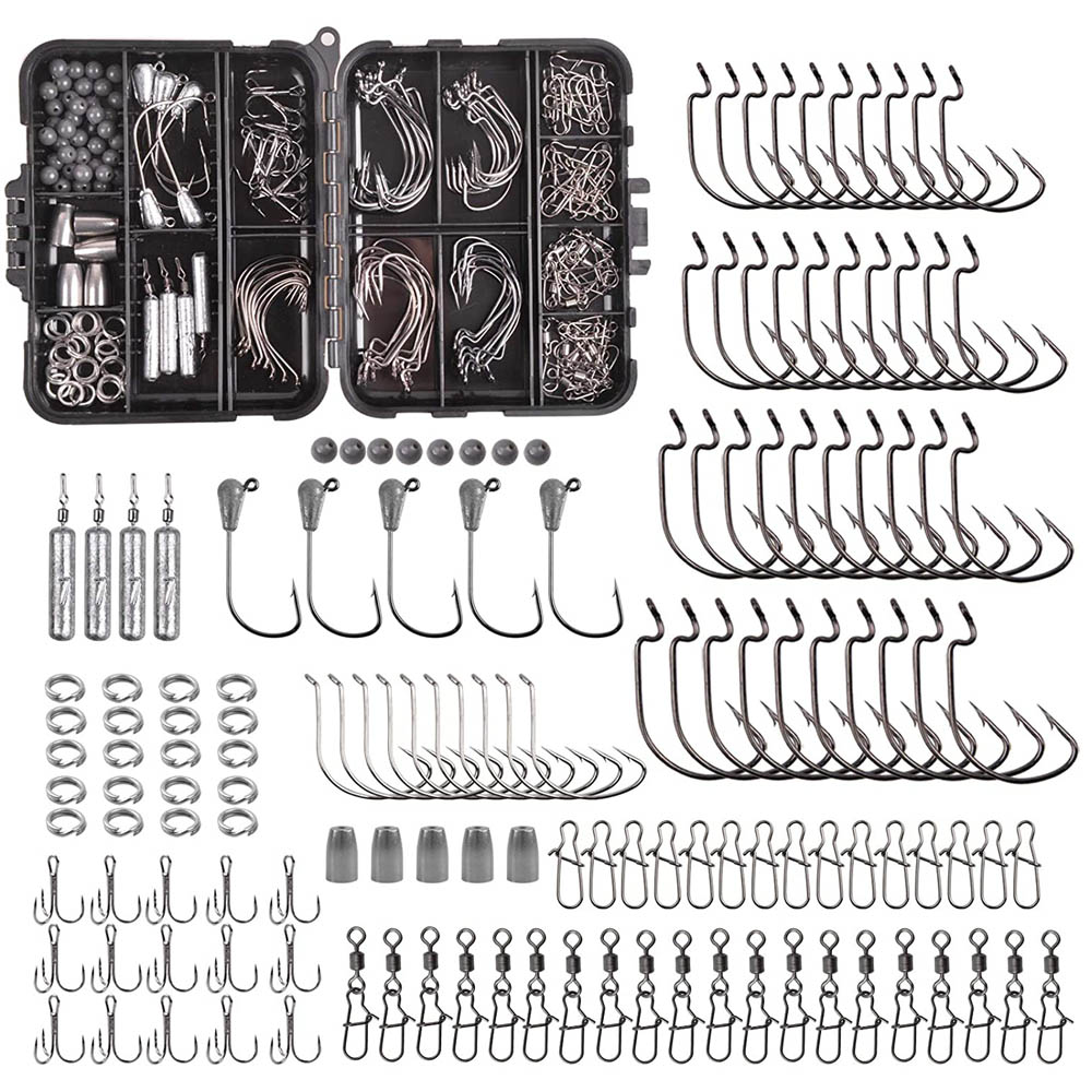 166PCS Fishing tackle box Incl - Fishing Hook Jig review and price
