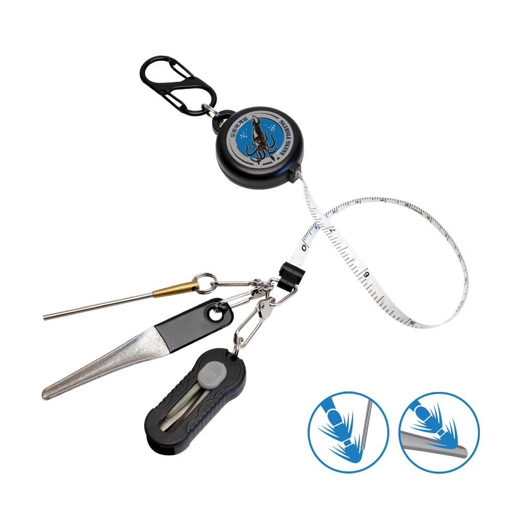4in1 Eging Fishing Kit Retract - Fishing Hook Sharpener review and price