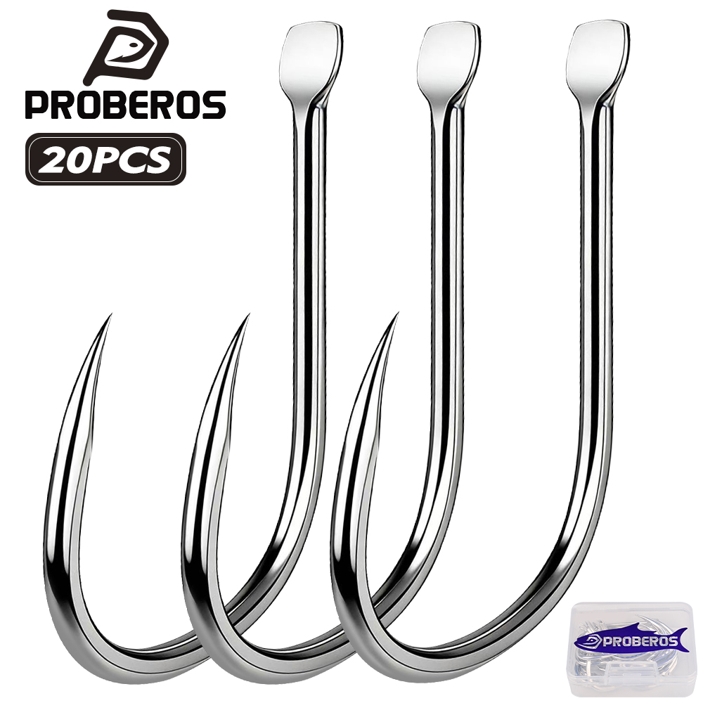 Proberos 20PCS/BOX High Carbon - Fishing Hook Circle review and price