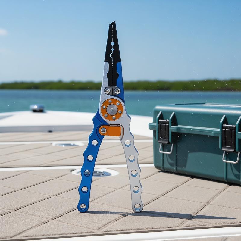 Aluminum Alloy Fishing Pliers  - Fishing Hook Sharpener review and price