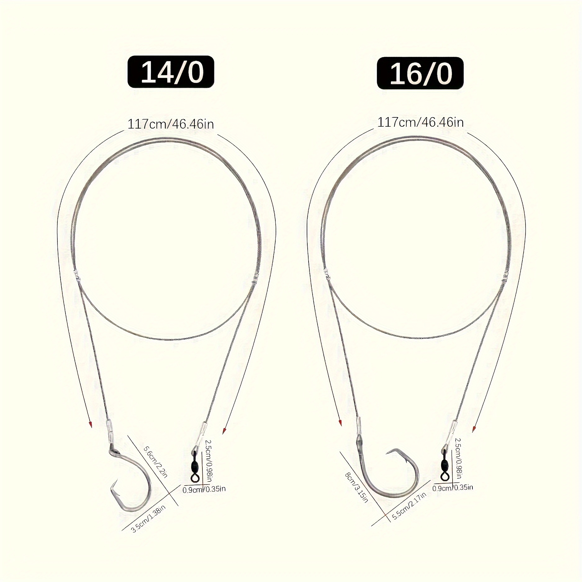 2pcs Circle Hooks Rigs Fishing - Fishing Hook Circle review and price