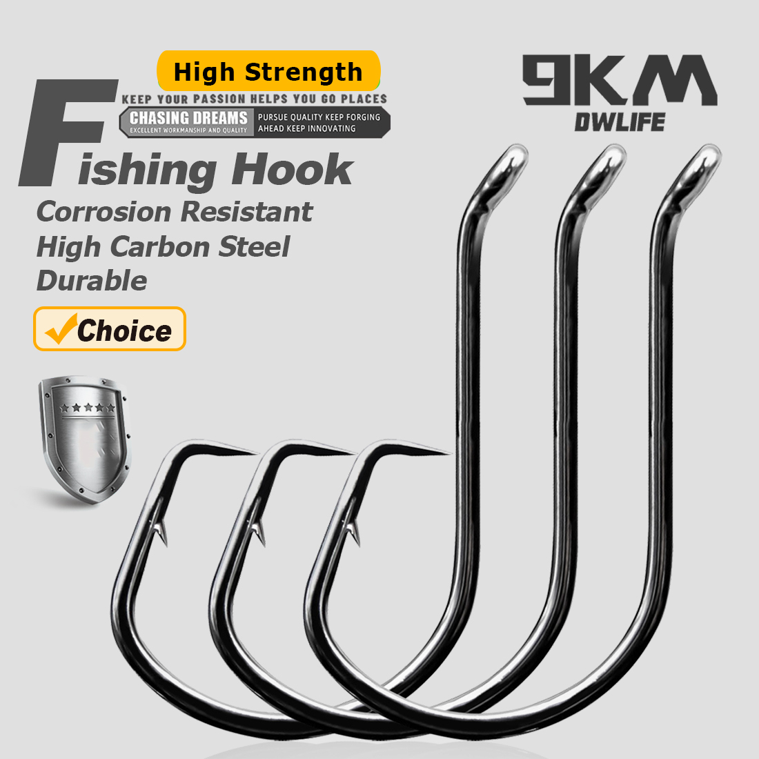 9KM Circle Fishing Hooks 25~50 - Fishing Hook Circle review and price