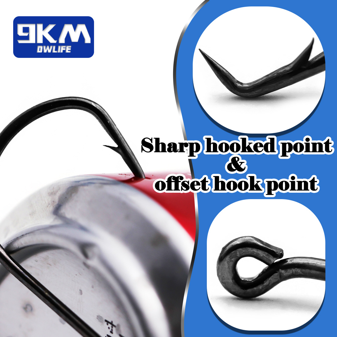 9KM Circle Fishing Hooks 25~50 - Fishing Hook Circle review and price